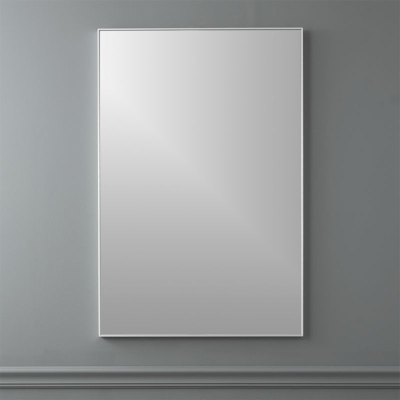 infinity 24"x36" rectangular wall mirror | CB2