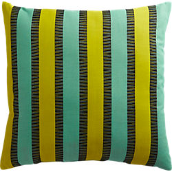 izmir chartreuse-aqua 20" outdoor pillow