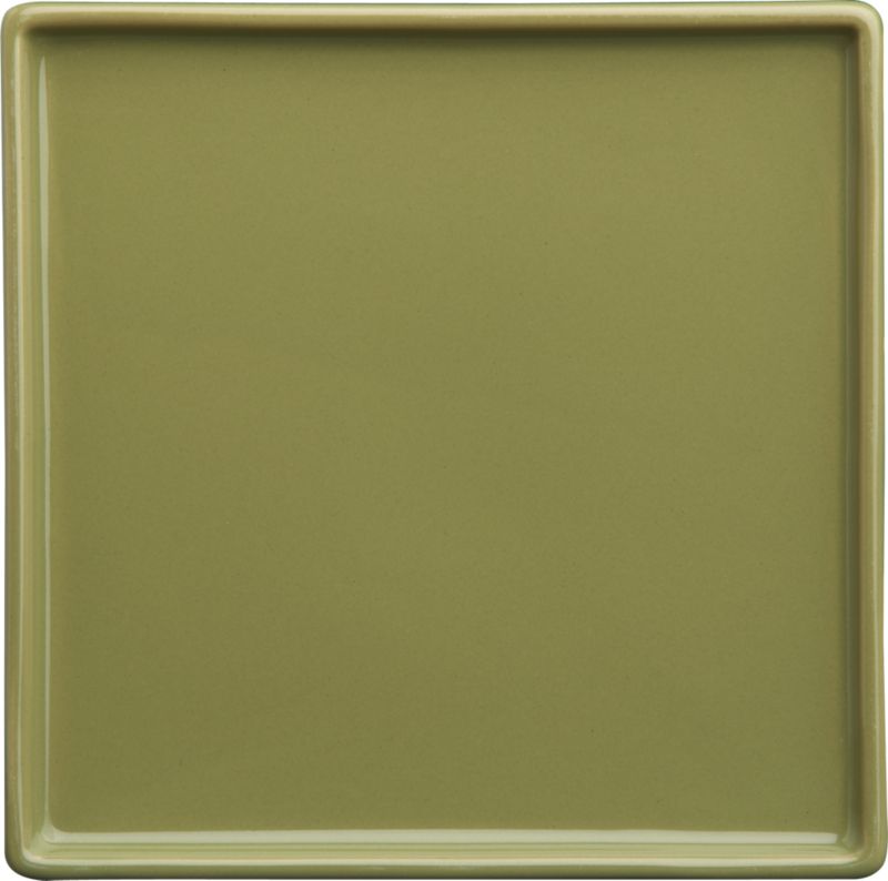 camo appetizer plate. 5.75" sq.