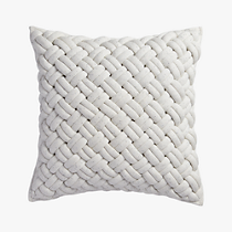 jersey interknit ivory 20" pillow