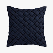jersey interknit navy 20" pillow