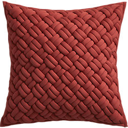 jersey interknit wine 20" pillow