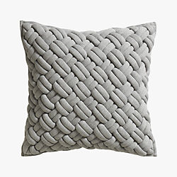 jersey interknit grey 20" pillow