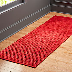 jersey cummulus brick red runner
