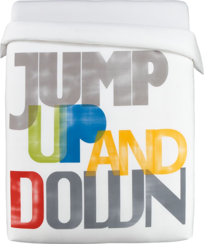 full/queen jump duvet cover.  88"Wx92"L