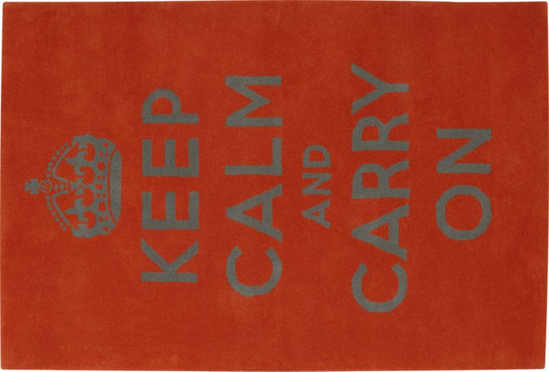keep calm rug