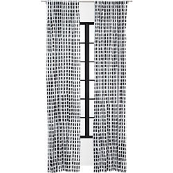 korben plaid curtain panel