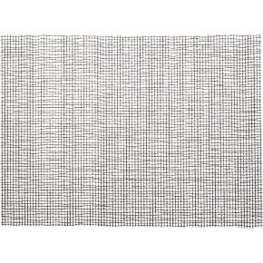 lattice black placemat