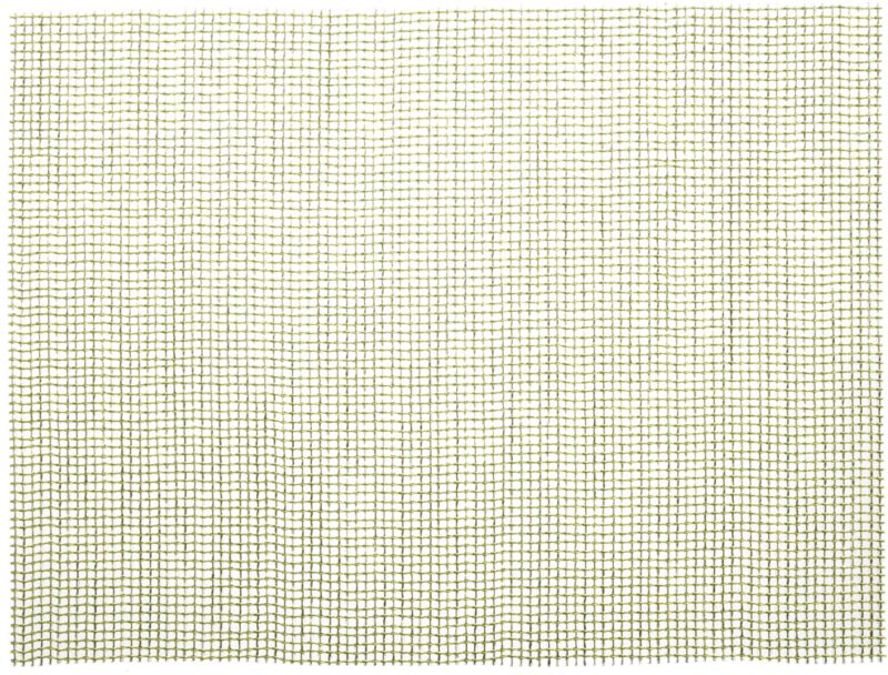 lattice green placemat. 19"x14.25"