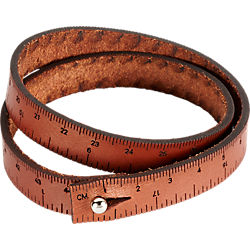 leather wristband ruler