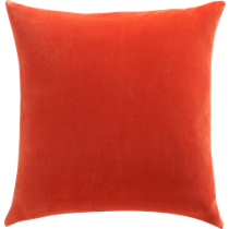leisure burnt orange 23" pillow