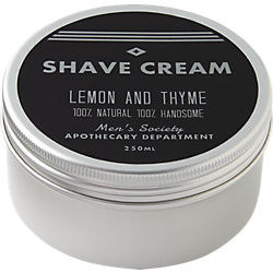 lemon and thyme shave cream