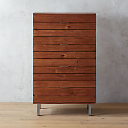 linear tall chest