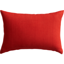 linon red-orange 18"x12" pillow