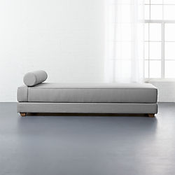 lubi silver grey sleeper daybed