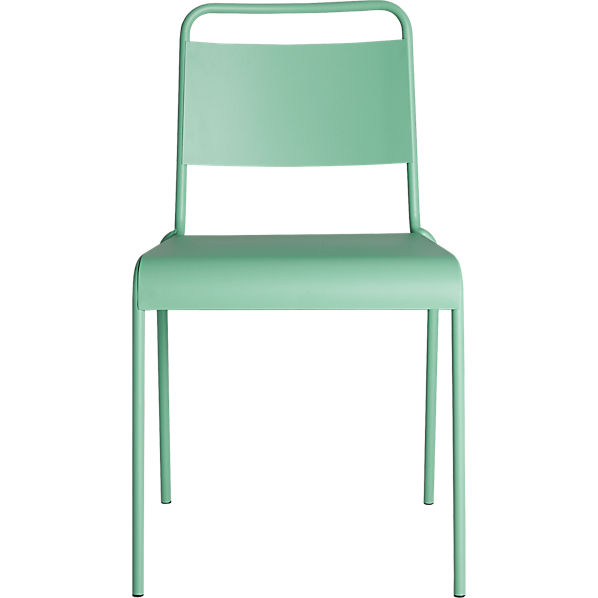 lucinda mint stacking chair CB2
