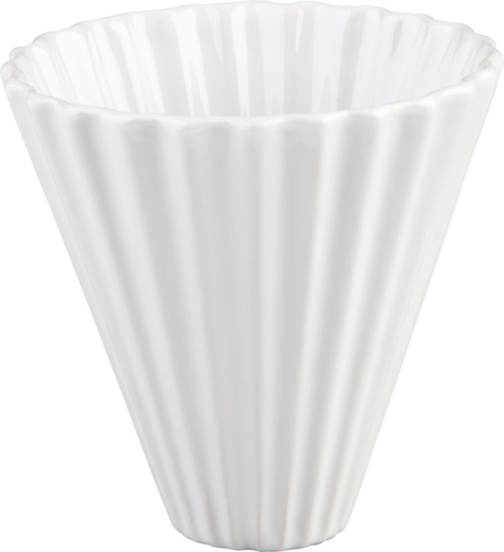 french fry cone. 4.25"dia.x4.5"H