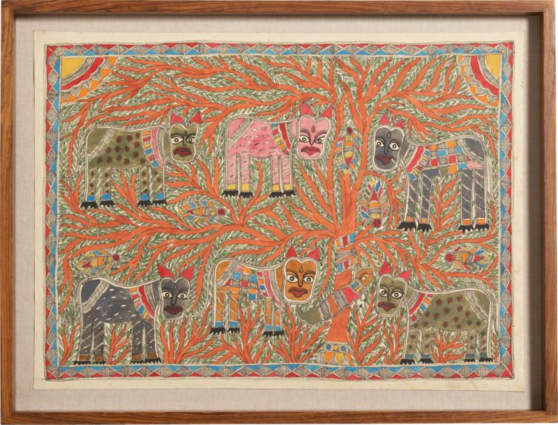 <span class='shipping'>sold out</span>madhubani painting