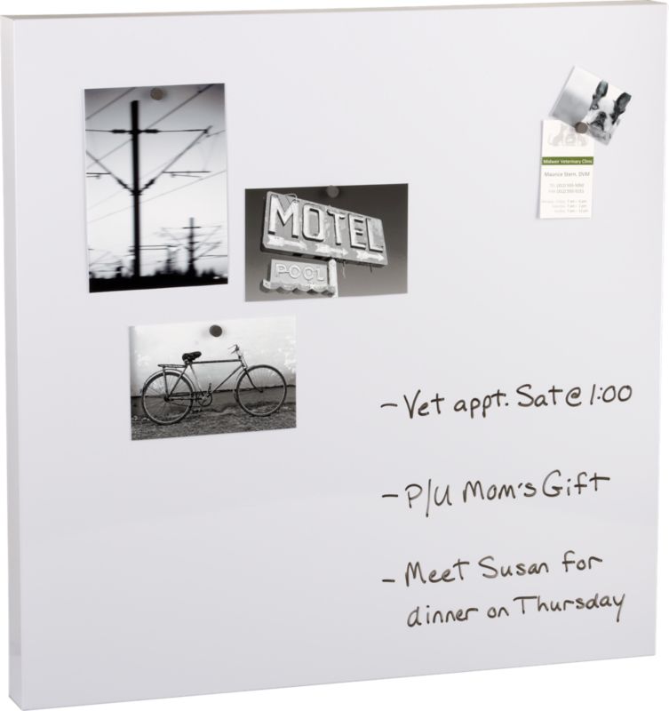 magnetic dry erase board