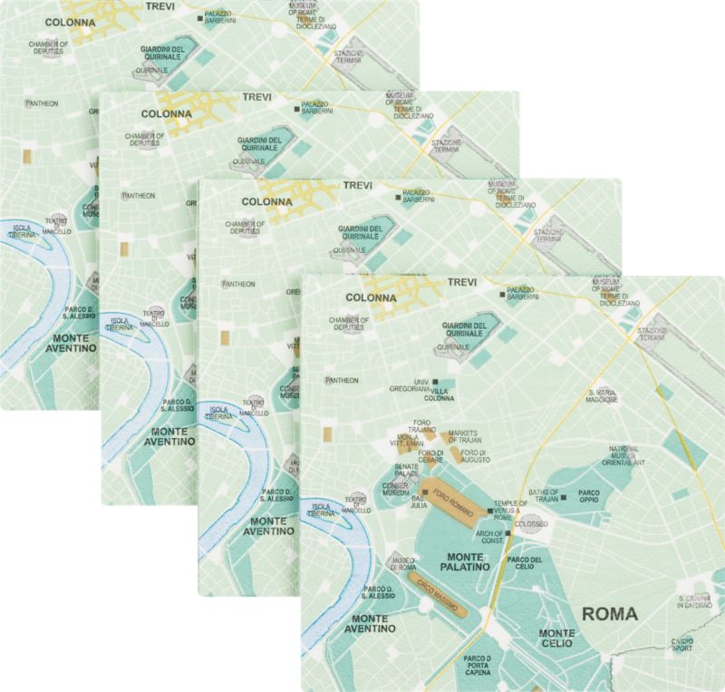 mapkins Rome set of 20