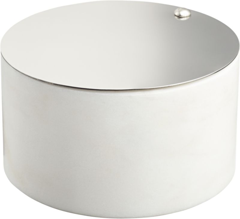marble salt cellar CB2