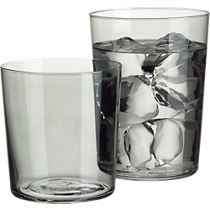 marta smoke double old-fashioned glass