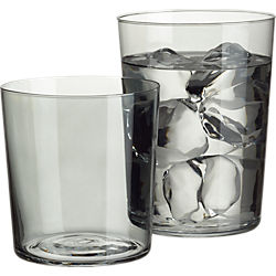 marta smoke double old-fashioned glass