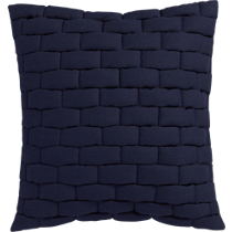 mason quilted navy 18" pillow