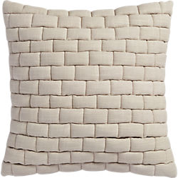 mason quilted oat 18" pillow