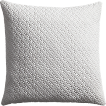 matelasse white 20" pillow