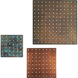3-piece metal grate set