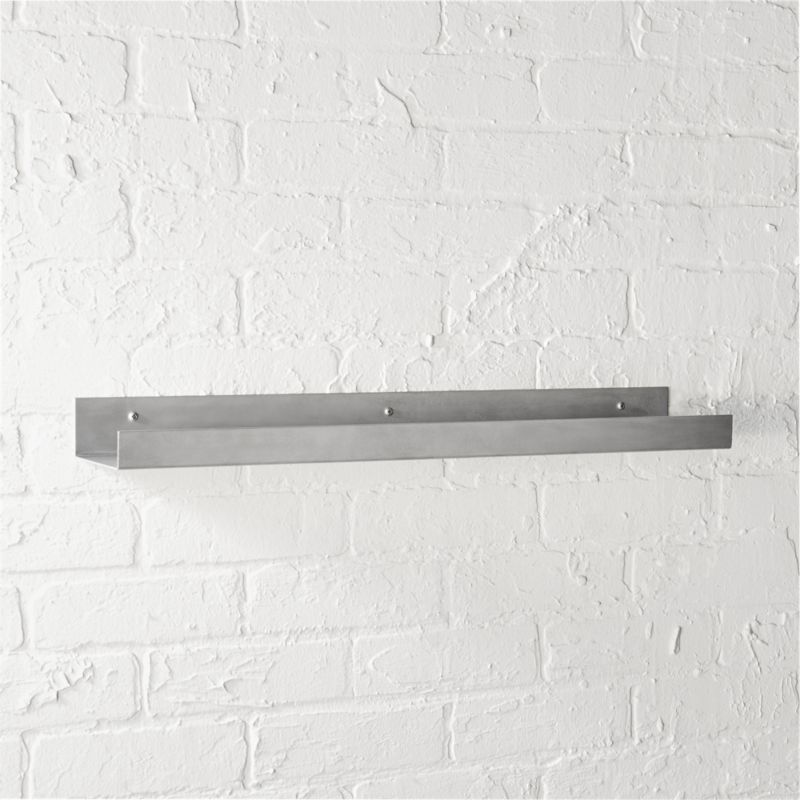 metal aluminum wall shelf 24" CB2