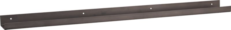 metal gunmetal wall shelf