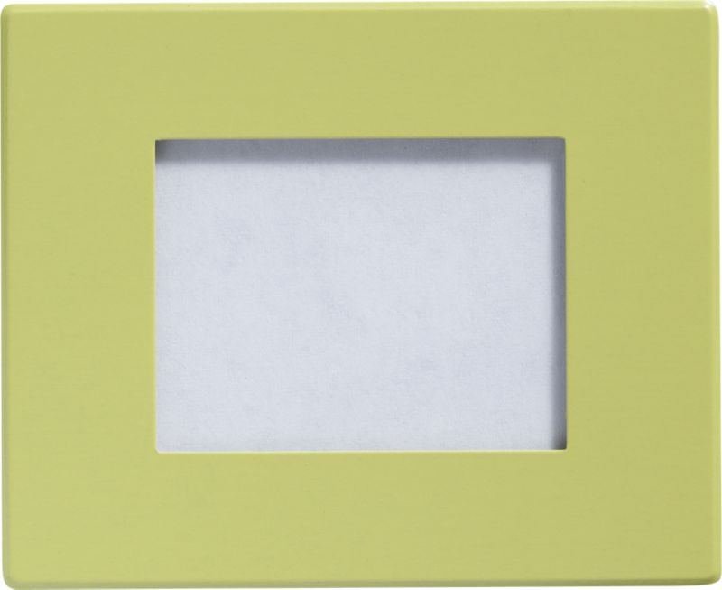 lime frame. 3"Wx2"H