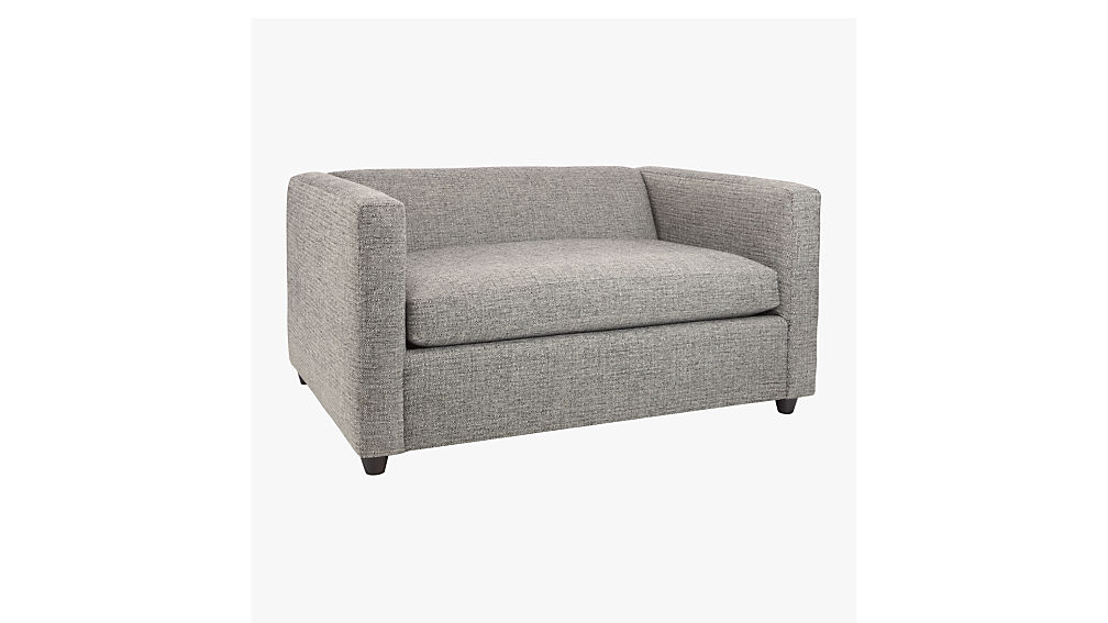 movie twin sleeper sofa Lexi Salt and Pepper CB2