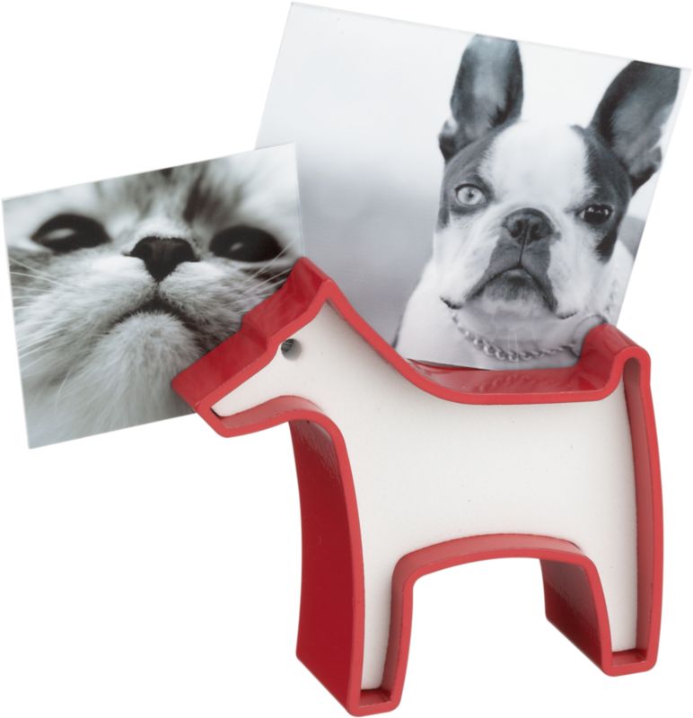 mr. woof photo-memo holder