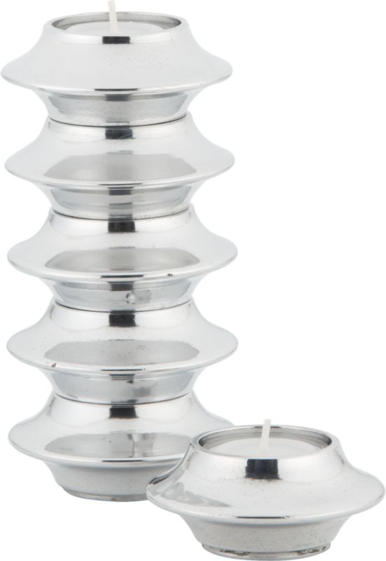 nara stacking candleholders set of six
