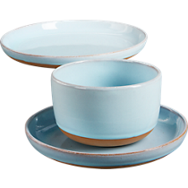 natural clay dinnerware
