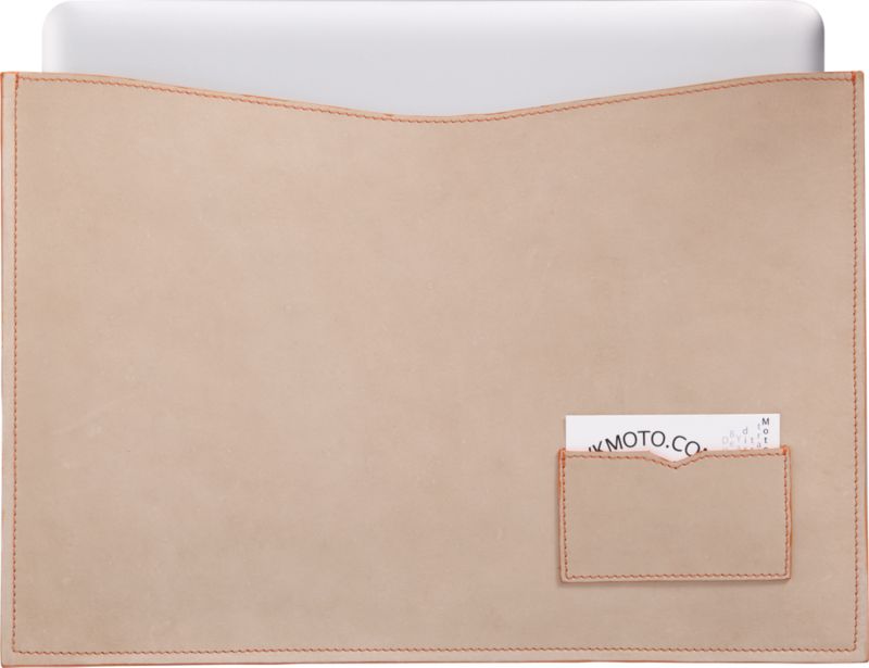 natural leather laptop case