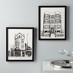 neighborhood prints set of two