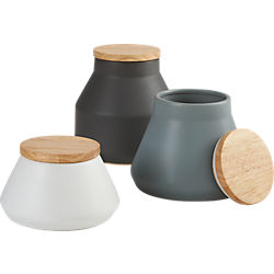 3-piece neutral canister set