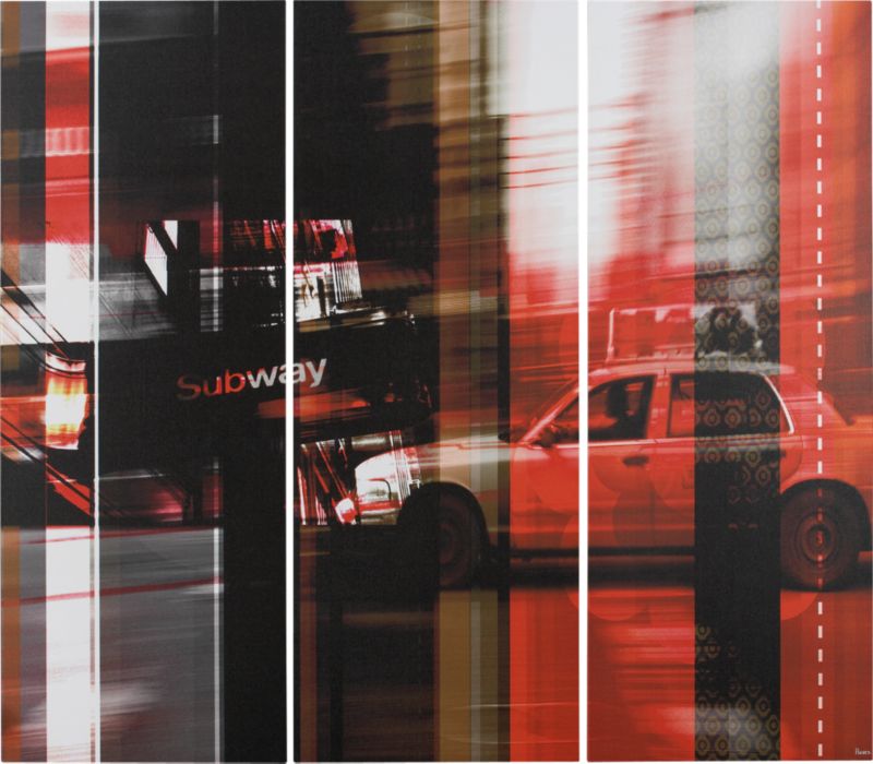 new york minute panels set of three