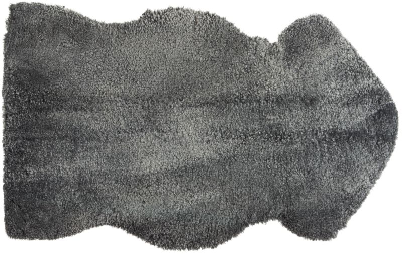 new zealand shorn sheepskin throw CB2