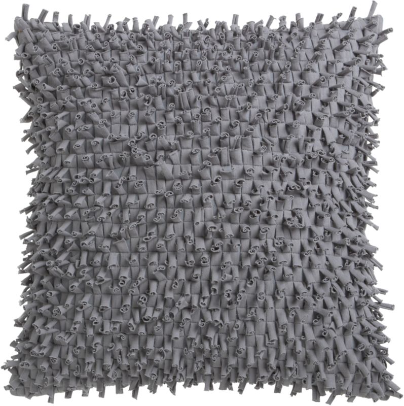 noodle grey 18" pillow