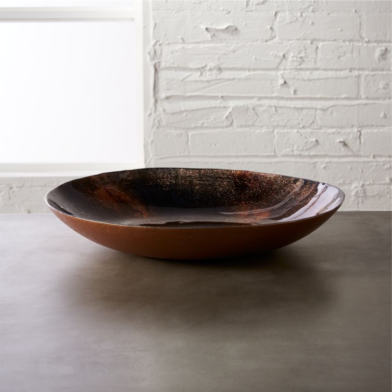 nova handpainted glass bowl CB2