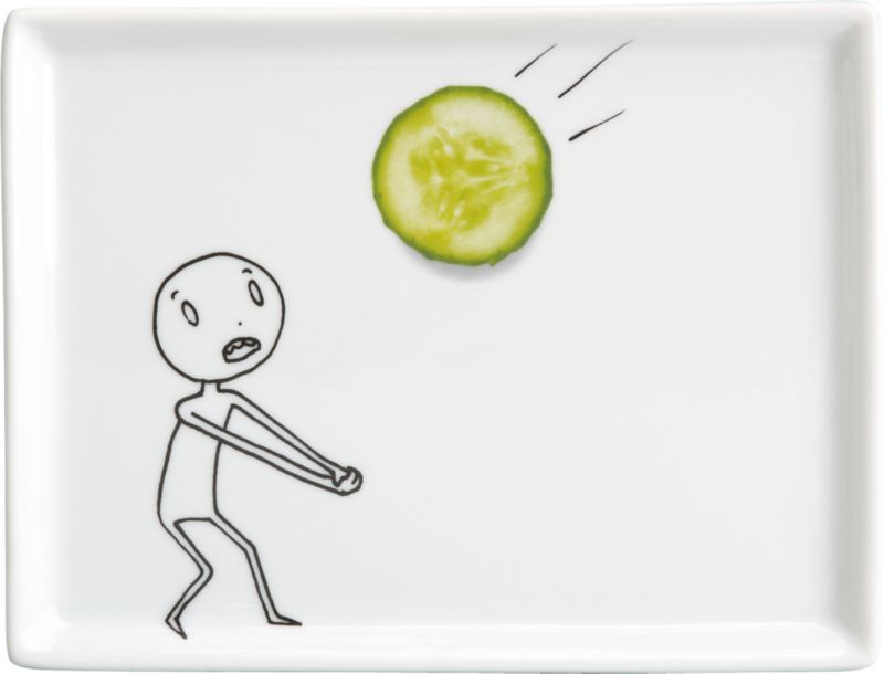 oliver cucumber appetizer plate