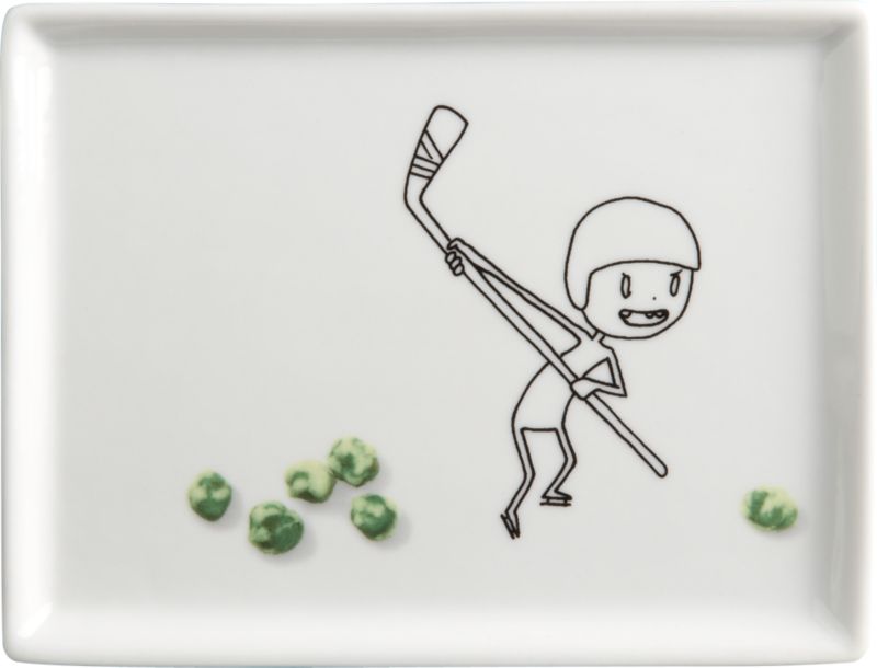 oliver hockey appetizer plate