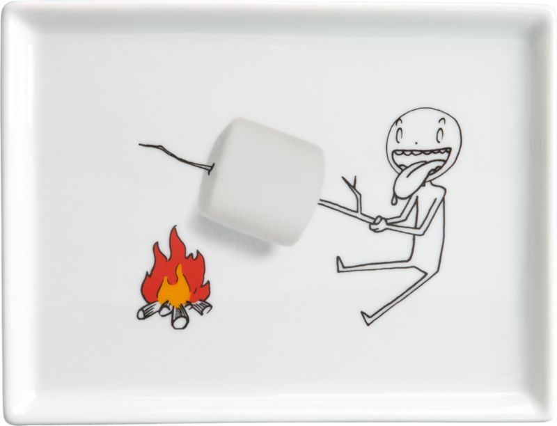 oliver marshmallow appetizer plate