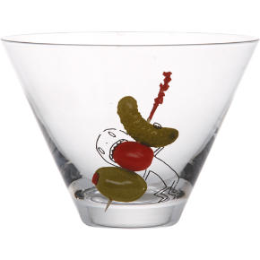 oliver veggie pick martini glass