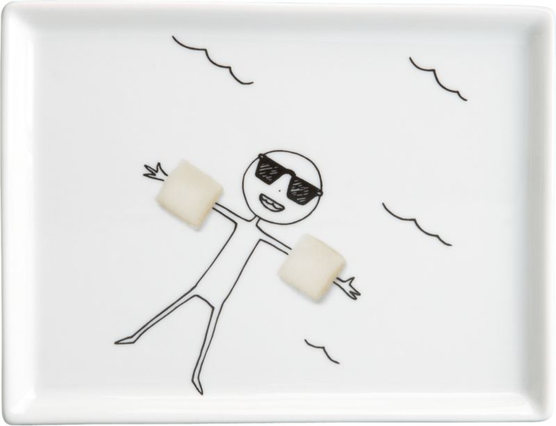 oliver mint floaties appetizer plate